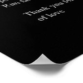 Delikate Liebe Gedicht Poetry Mauer Posterdekor Poster (Ecke)