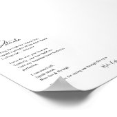 Delikate Liebe Gedicht Poetry Mauer Posterdekor Poster (Ecke)