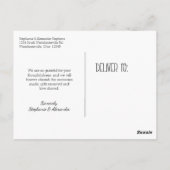 Delikate Liebe und danke Hochzeit Dankeschön Card Postkarte