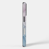 Delikate Lila Abstrakte Druckausgabe mit Namen Case-Mate iPhone Hülle (Rückseite / Rechts)