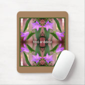 Delikate Lila Lily-Blume Abstrakt Personalisiert Mousepad (Mit Mouse)