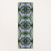 Delikate Lila Lily-Blume Abstrakt Yogamatte (Vorderseite)