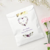 Delikate Lila Pink Peonies Blume Hochzeit Geschenktütchen (Versiegelt)