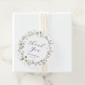 Delikate Lila Wildblume Vielen Dank Geschenkanhänger (Beispiel)