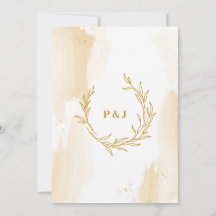 Delikate lineare Blätter Hochzeitsfeiern