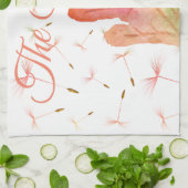 Delikate Lüster und Herbstleaf Geschirrtuch (Gefaltet)