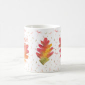 Delikate Lüster und Herbstleaf Kaffeetasse (Mittel)
