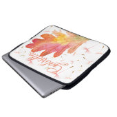 Delikate Lüster und Herbstleaf Laptopschutzhülle (Vorne Knopf)