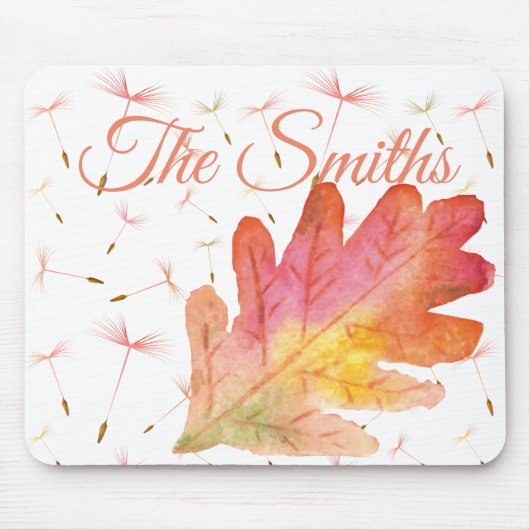 Delikate Lüster und Herbstleaf Mousepad (Vorne)