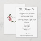 Delikate Magnolia Details Karte (Vorne/Hinten)