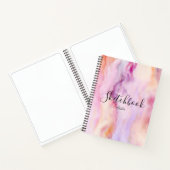 Delikate Malereien Kunst Elegantes Sketchbuch Notizblock (Innenseite)