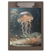 "Delikate Marine Visual" Klemmbrett (Vorderseite)