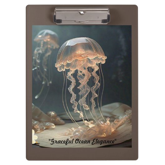 "Delikate Marine Visual" Klemmbrett (Vorderseite)