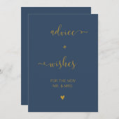 Delikate Minimalistische Skriptberatung & Wünsche  Einladung (Vorne/Hinten)