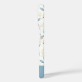 Delikate moderne Blumenmuster mit Ihrem Namen Case-Mate iPhone Hülle (Rückseite / Links)