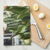 Delikate niedliche Narzissen Geschirrtuch (Viertel Falte)