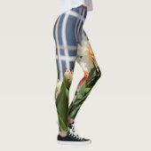 Delikate niedliche Narzissen Leggings (Rechts)