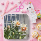 Delikate niedliche Narzissen Pappteller (Party)