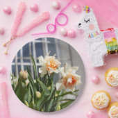 Delikate niedliche Narzissen Pappteller (Party)