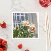 Delikate niedliche Narzissen Serviette (Beispiel)