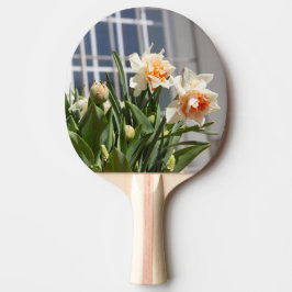Delikate niedliche Narzissen Tischtennis Schläger