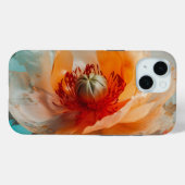 Delikate Orange-Blume Case-Mate iPhone Hülle (Rückseite (Horizontal))