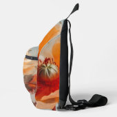 Delikate Orange-Blume Crossbody Bag (Rechts)