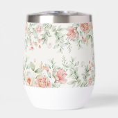 Delikate Orangefarbene Creme Rose Mutter des Bräut (Vorderseite)