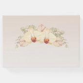 Delikate Orchid-Blume Gästebuch (Rückseite)