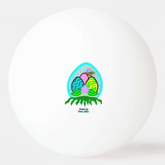Delikate Ostereier Ping Pong Ball Tischtennisball (Vorderseite)