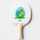 Delikate Ostereier Ping Pong Paddle Tischtennis Schläger (Vorderseite)