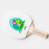 Delikate Ostereier Ping Pong Paddle Tischtennis Schläger (Seitenansicht)