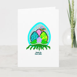 Delikate Ostereier Standard Grußkarte Karte