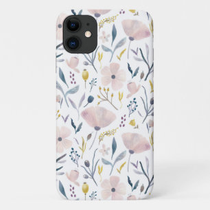 Delikate Pastel Hübsch Pink Blue Blume Feminine Case-Mate iPhone Hülle