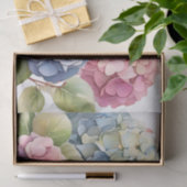 Delikate Pastel Hydrangea-Blume Seidenpapier (Geschenk)