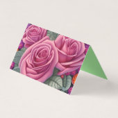 Delikate pastellrosa Hochzeitsstipps - Rose (Rückseite)