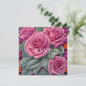Delikate pastellrosa Hochzeitsstipps - Rose (Stehend Vorderseite)