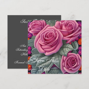 Delikate pastellrosa Hochzeitsstipps - Rose Einladung