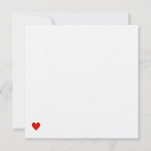 Delikate Peach-Rose auf der Schwarzen Karte (Rückseite)