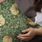 Delikate Pimpernel Green & Cream Pattern Morris Kissenbezug