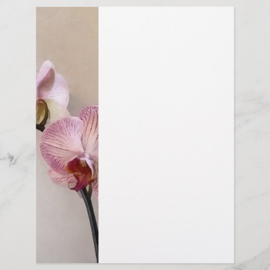 Delikate Pink Phalaenopsis Orchids Flyer (Vorne)