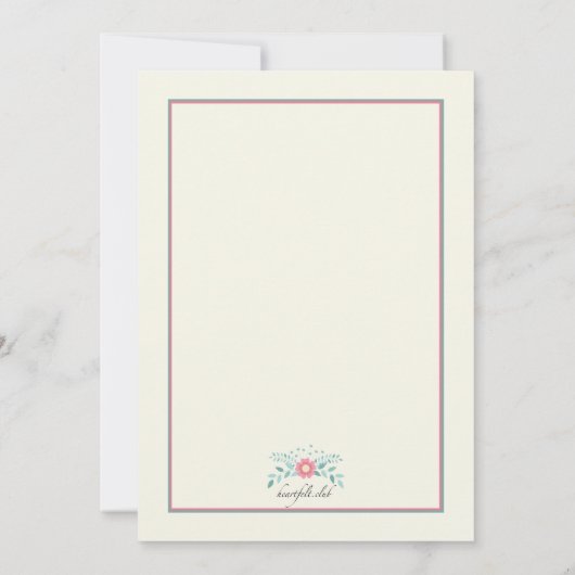 Delikate Positionen Einladung (Rückseite)