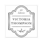 Delikate Rahmen Elegante Ex Libris Buchzeichen Boo Permastempel (Design)