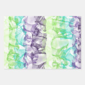 Delikate Regenbogenfarben, weiche Papierblätter Geschenkpapier Set (Vorderseite 2)