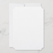 Delikate religiöse Hochzeitseinladungen Einladung (Rückseite)