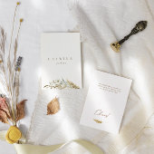 Delikate romantische Bouquet Wedding Platzkarte