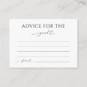 Delikate Romantische Herzskriptberatung für den Gr Begleitkarte (Vorderseite)