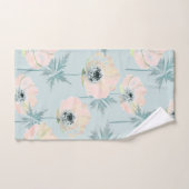 Delikate rosa Anemone. Badhandtuch Set (Handtuch)