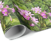 Delikate Rosa Frühlingssonne - Wildblumen Geschenkpapier (Rolleneckpunkt)