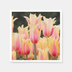 Delikate rosa Petals Serviette